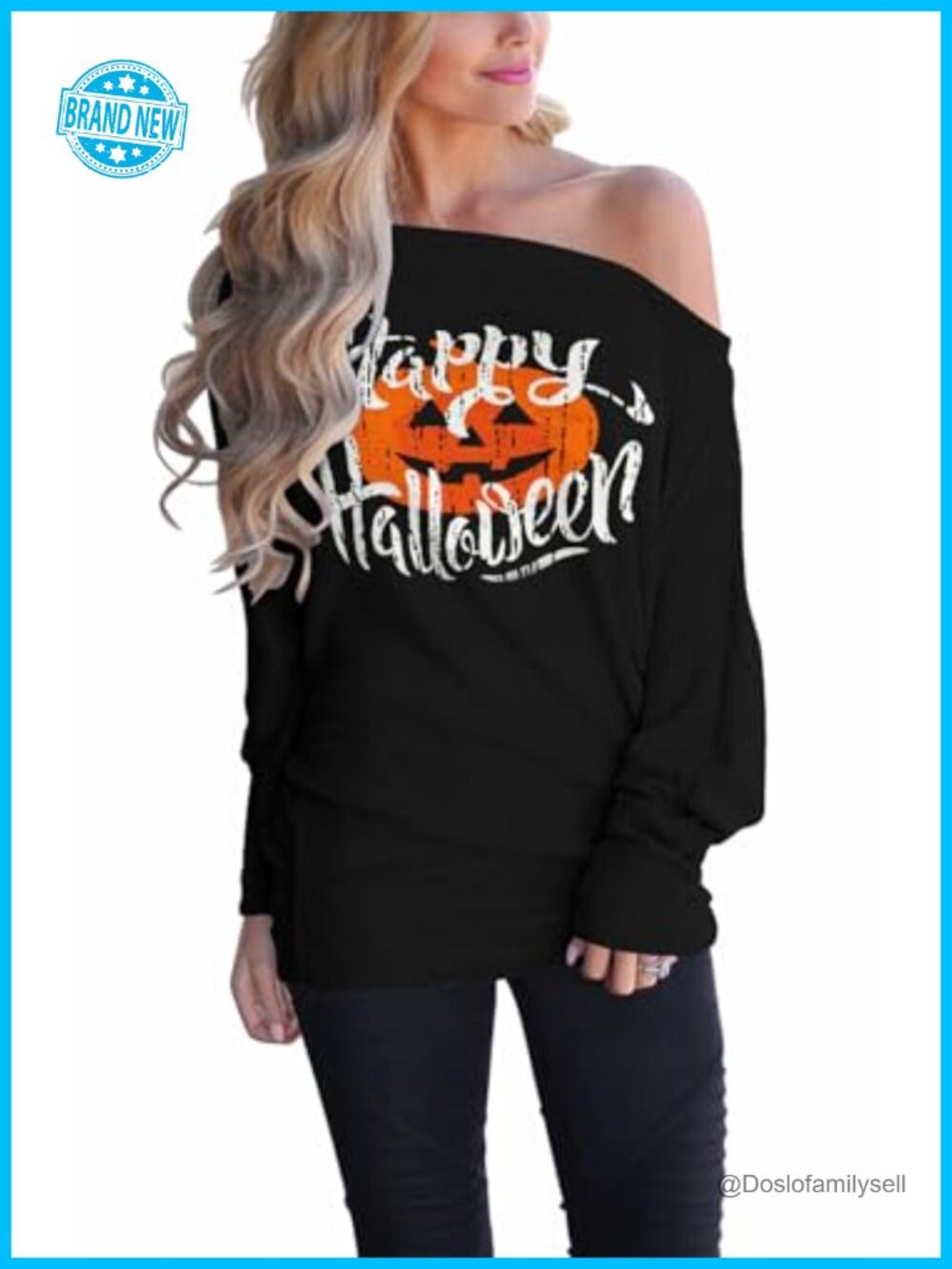 Women's Off Shoulder Sweatshirt Long Sleeve Batwing Tunic Pullover